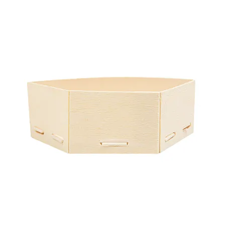 MINI RÉCIPIENTS POUR MISE EN BOUCHE WOOD  10,5x6,2x3,5 CM NATUREL BOIS (200 UNITÉ)