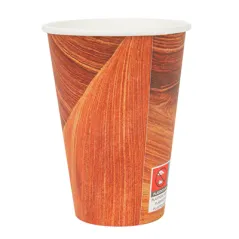 GOBELETS BOISSONS CHAUDES 1 PAROI 'ARIZONA VENDING' 210 ML 210 + 18 PE G/M2 Ø7/4,5x9,5 CM MARRON CARTON (1000 UNITÉ)