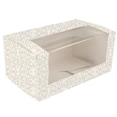 BOÎTES PÂTISSERIES AVEC FENÊTRE