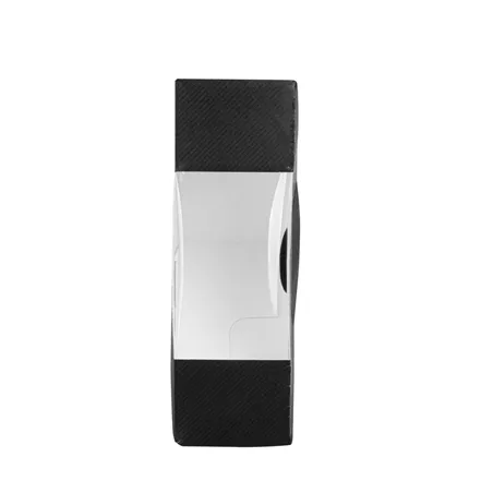 BOÎTES SANDWICH AVEC FENÊTRE THEPACK  12,4x12,4x5,5 CM NOIR CARTON NANO-MICRO + OPP (500 UNITÉ)