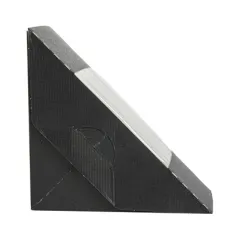 BOÎTES SANDWICH DOBLE AVEC FENÊTRE THEPACK  12,4x12,4x7,5 CM NOIR CARTON NANO-MICRO + OPP (500 UNITÉ)