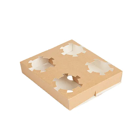 PORTE-GOBELETS 4 GOBELETS PRÉ-DÉCOUPE