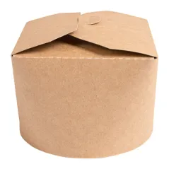 RÉCIPIENTS SALADIERS  1000 ML 275 + 25 PE G/M2 Ø12,3x8,5 CM NATUREL KRAFT (300 UNITÉ)