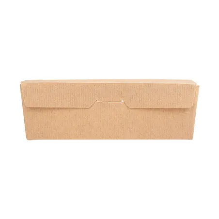 BOÎTES AVEC FENÊTRE ECO-SIMPLE THEPACK 1000 ML 220 G/M2 12x17x5,5 CM NATUREL CARTON NANO-MICRO (200 UNITÉ)