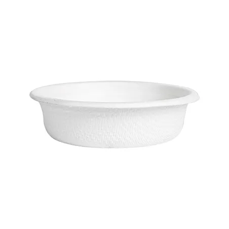 MINI POTS + COUVERCLES BIONIC 30 ML Ø 6,2x2+0,7 CM BLANC BAGASSE (1000 UNITÉ)