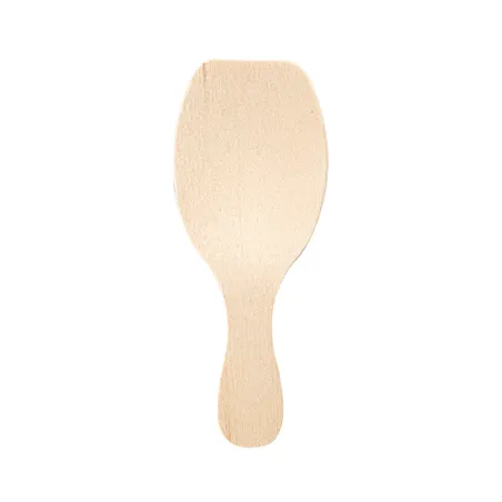 CUILLÈRES À GLACES EN SACHET WOOD  6,6 CM NATUREL BOIS (100 UNITÉ)