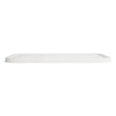 COUVERCLES CODES 257.51, 257.52, 257.53 BIONIC 500 ML 23,2x10,2x1 CM BLANC BAGASSE (600 UNITÉ)