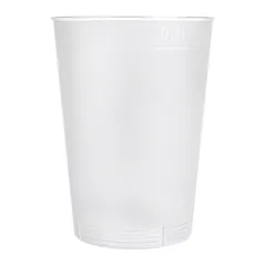 VERRES RÉUTILISABLES  100 ML Ø 5,4/4x7,7 CM TRANSPARENT PP (1400 UNITÉ)