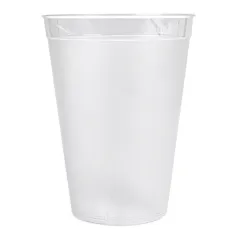 VERRES RÉUTILISABLES  180 ML Ø 6,7/4,3x8,7 CM TRANSPARENT PP (960 UNITÉ)