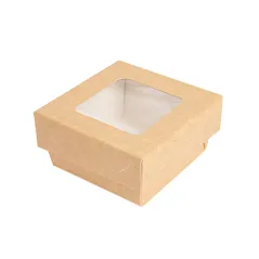 PETITES BOÎTES+COUVERCLES AVEC FÊNETRE