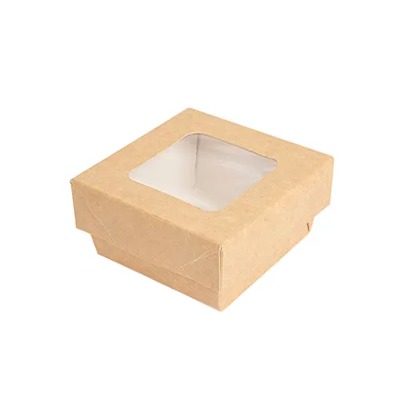 PETITES BOÎTES+COUVERCLES AVEC FÊNETRE