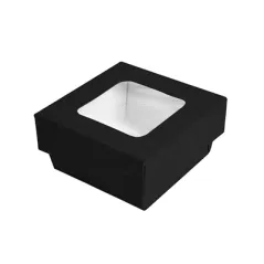 PETITES BOÎTES+COUVERCLES AVEC FÊNETRE
