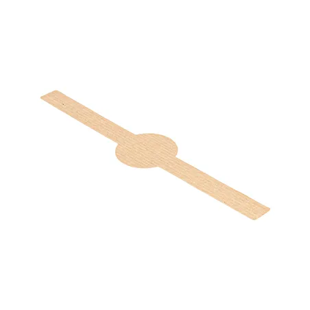 BAGUE AUTOCOLLANTE   4x20 CM NATUREL KRAFT (250 UNITÉ)