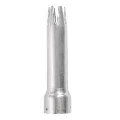 BUSE POUR SIPHON CRÈME, DROITS   ARGENTE INOX (25 UNITÉ)