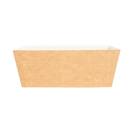 MOULES CUISSON PÂTISSERIE  230 G/M2 11,5x6,5x5 CM NATUREL KRAFT (300 UNITÉ)