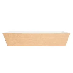 MOULES CUISSON PÂTISSERIE  230 G/M2 22,8x8,5x5,5 CM NATUREL KRAFT (350 UNITÉ)