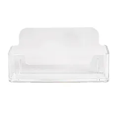 PORTE-CARTES DE VISITE À POSER   9,5x2,3x4,8 CM TRANSPARENT PS (2 UNITÉ)