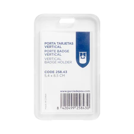 PORTE BADGE VERTICAL