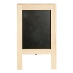 TABLEAU DOUBLE CÔTÉ   25x15x2 CM NATUREL BOIS (1 UNITÉ)