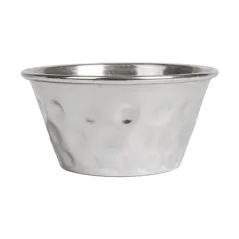 RAMEQUINS MARTELÉ ARTINOX 60 ML Ø 6,2x3,3 CM ARGENTE INOX (12 UNITÉ)