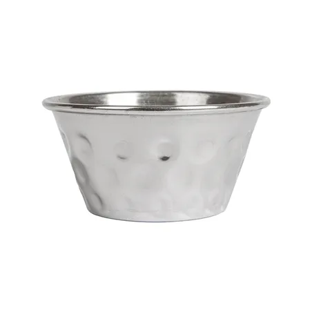 RAMEQUINS MARTELÉ ARTINOX 60 ML Ø 6,2x3,3 CM ARGENTE INOX (12 UNITÉ)