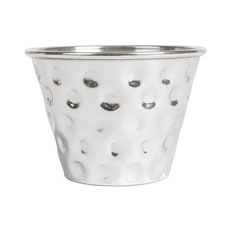 RAMEQUINS MARTELÉ ARTINOX 75 ML Ø 6x4,4 CM ARGENTE INOX (12 UNITÉ)