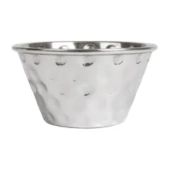 RAMEQUINS MARTELÉ ARTINOX 90 ML Ø 7x4 CM ARGENTE INOX (12 UNITÉ)