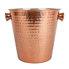 SEAU À CHAMPAGNE MARTELÉ ARTINOX  Ø 22,2x20 CM CUIVRE INOX (1 UNITÉ)