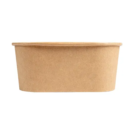 RÉCIPIENTS CARRÉS  1230 ML 320 + 26 PE G/M2 16,7x16,7x6,6 CM NATUREL KRAFT (300 UNITÉ)