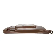 COUVERCLE POUR CONTENEUR 240L   71x56x7,4 CM MARRON HDPE (1 UNITÉ)