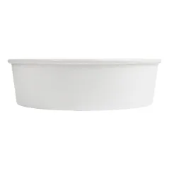 POTS SALADIERS  950 ML 255 + 18 PE G/M2 Ø 18,7/16,5x5,4 CM BLANC CARTON (300 UNITÉ)