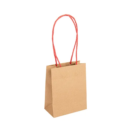 SACS SOS AVEC ANSES EN PAPIER ROUGE