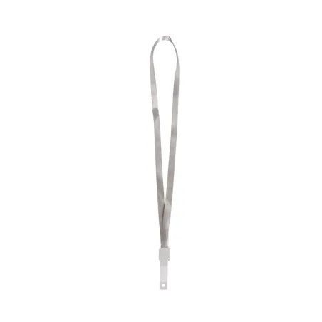 CORDON PORTE BADGE   1,2 x 45 CM GRIS POLYESTER (1 UNITÉ)