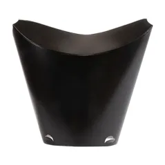 GOBELETS À FRITES AVEC FERMETURE  26 OZ - 780 ML 305 + 18PE G/M2 11x15,7 CM NOIR CARTON (450 UNITÉ)