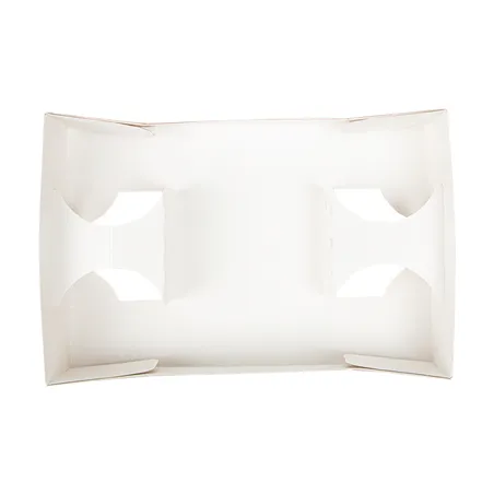 PLATEAUX TRANSPORT 1 VERRE+1 COMPART. THEPACK  25,3x17x6,5 CM NATUREL CARTON NANO-MICRO (300 UNITÉ)
