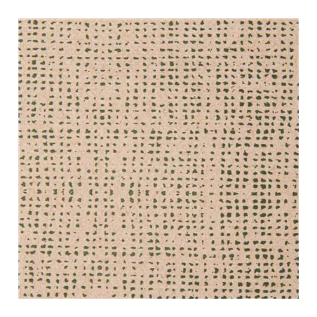 SERVIETTES ECOLABEL P. 1/4 DOUBLE POINT 'DAKAR' 19 G/M2 20x20 CM NATUREL OUATE RECYCLÉE (2400 UNITÉ)
