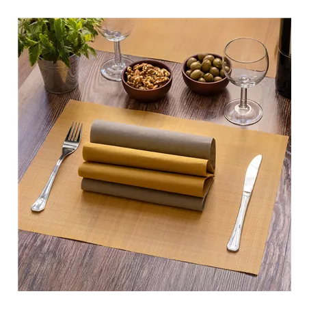 SETS DE TABLE OFFSET 'GINGER' 70 G/M2 30x42 CM QUADRICHROMIE CELLULOSE (2000 UNITÉ)
