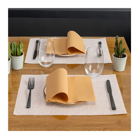 SETS DE TABLE 'MIAMI' 48 G/M2 31x43 CM SAUMON CELLULOSE (2000 UNITÉ)