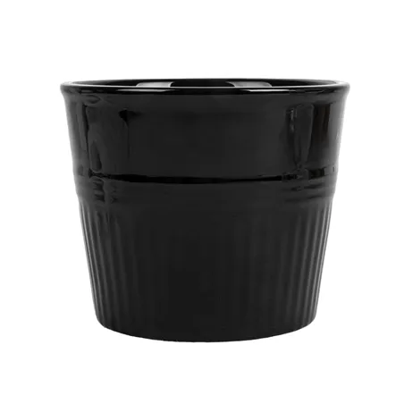 GOBELETS POUR FRITURES AKALA  Ø10,3x9 CM NOIR PORCELAINE (6 UNITÉ)