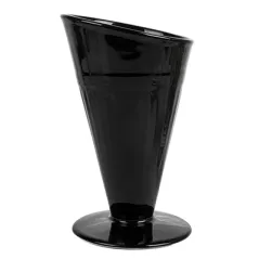GOBELETS POUR FRITURES AKALA  Ø11,8x19,8 CM NOIR PORCELAINE (6 UNITÉ)