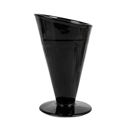 GOBELETS POUR FRITURES AKALA  Ø11,8x19,8 CM NOIR PORCELAINE (6 UNITÉ)