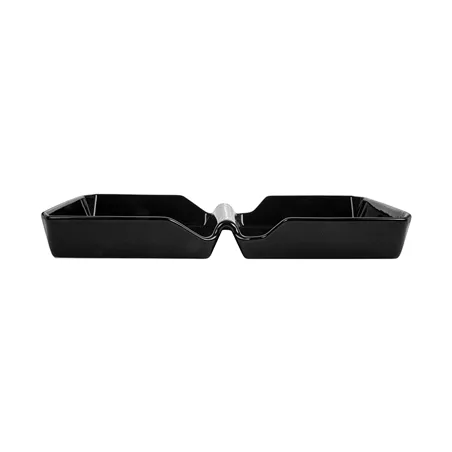 BURGER BOX AKALA  26x13,7x3,4 CM NOIR PORCELAINE (6 UNITÉ)