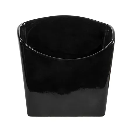 BOÎTES À FRITES S AKALA  12,4x6,5x12,7 CM NOIR PORCELAINE (6 UNITÉ)