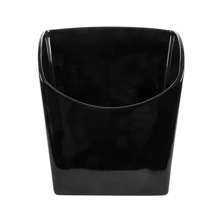 BOÎTES À FRITES L AKALA  13,3x9,4x14,6 CM NOIR PORCELAINE (6 UNITÉ)