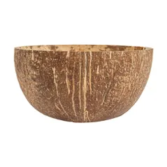 BOLS 'COCONUT' 100 ML Ø9x5 CM NATUREL COCO (5 UNITÉ)