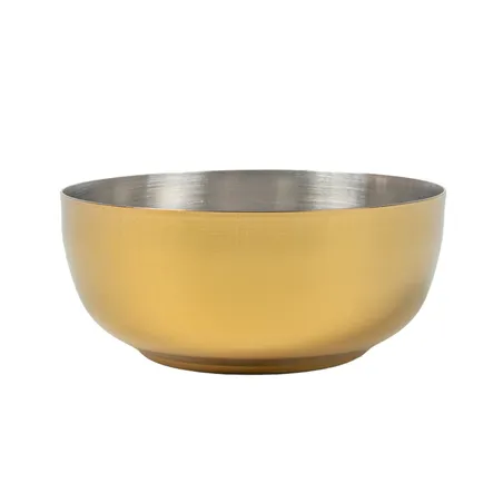BOL ARTINOX 135 ML Ø 7,5x2,6 CM DORE INOX (6 UNITÉ)
