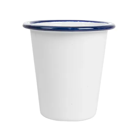 GOBELETS ENAMELWARE 310 ML Ø 9x9,6 CM BLANC ACIER ÉMAILLÉ (6 UNITÉ)