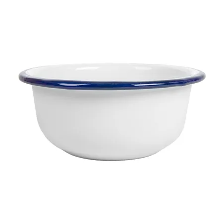 BOLS ENAMELWARE 300 ML Ø 11,5x5 CM BLANC ACIER ÉMAILLÉ (6 UNITÉ)
