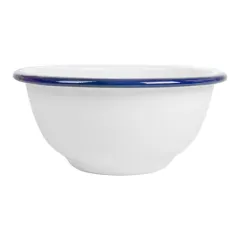 BOLS ENAMELWARE 470 ML Ø 14x7 CM BLANC ACIER ÉMAILLÉ (6 UNITÉ)
