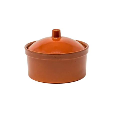 COCOTTE EN FAÏENCE AVEC COUVERCLE